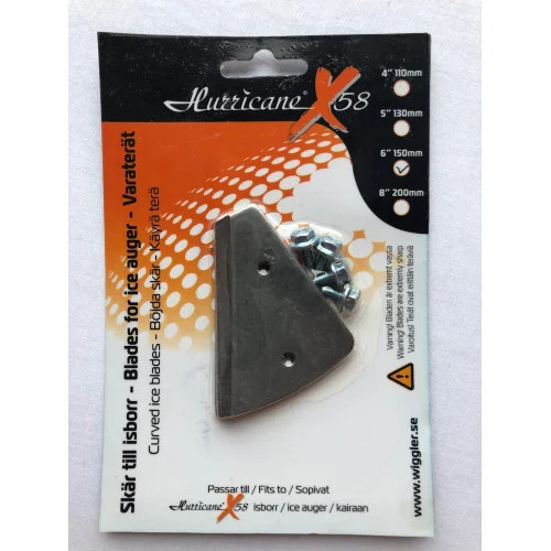 Reservskär - 150mm Hurricane X58 Böjda Köp online