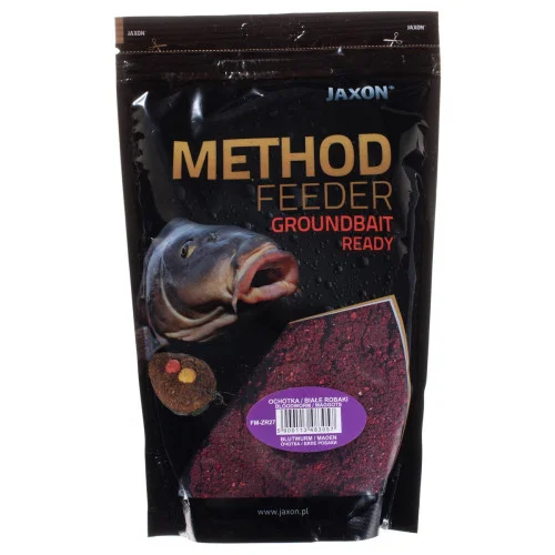 Jaxon Mäskblandning 750 gr - Bloodworm/Maggot (Method Feeder Groundbait) Begränsat antal