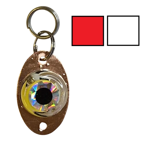 Kampanj BG Blinkögat Mini-Mini - Röd/Vit (Miniblänke med Blink)