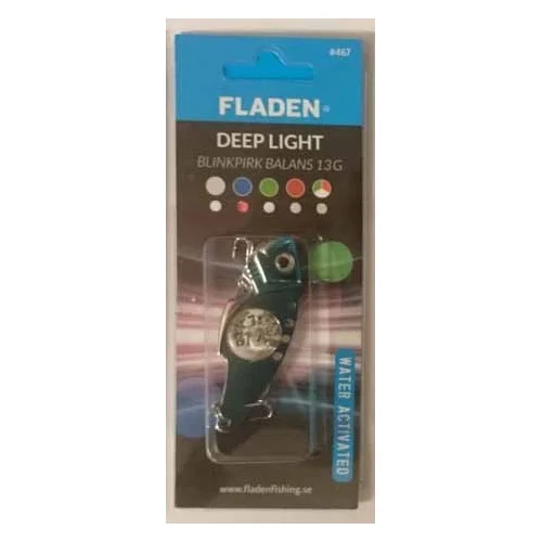 Fladen Blinkpirk Balans 13 gr - Blå Kampanjpris