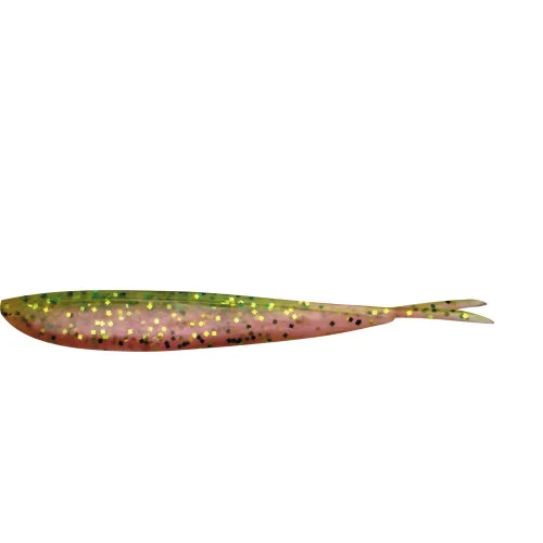 Lunker City Fin-S Fish 4" - Electric Watermelon 142, 10-pack risnedsättning
