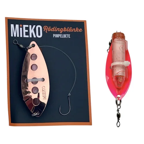 Mieko Rödingblänke - Pink (Fluo) med krok B983 Populär
