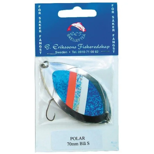 G. Erikssons Polar 70 mm - Silver/blå Outlet