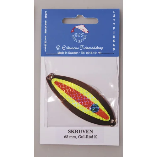 Premium G. Erikssons Skruven 68 mm - Koppar/Gul/Röd