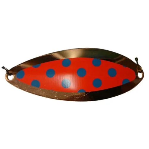 Rödingblänke Kaitum Special Koppar röd-blåprickig, 68 mm Fri frakt