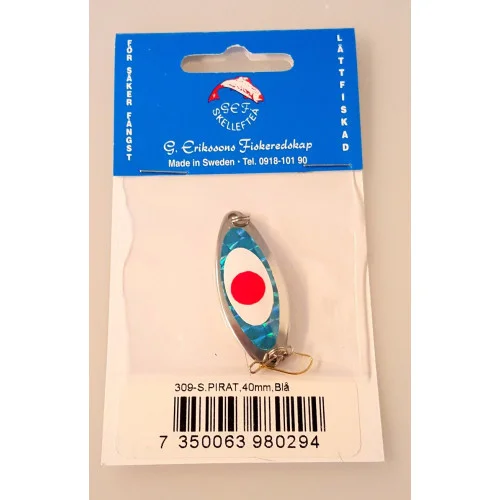 G. Eriksson Rödingblänke Pirat 40mm - Silver Säker betalning