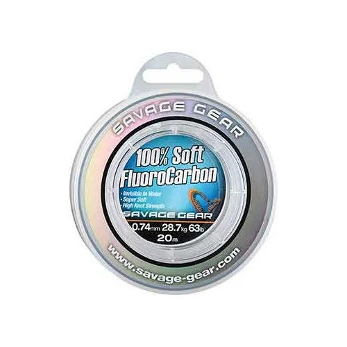 Billigare Savage Gear Soft Fluoro Carbon 50m 0.30mm/6kg