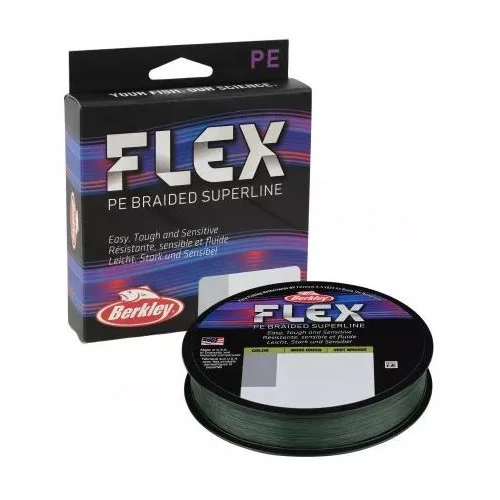 Lägg i varukorgen Berkley Flex PE Braided Superline 0,12mm - Moss Green