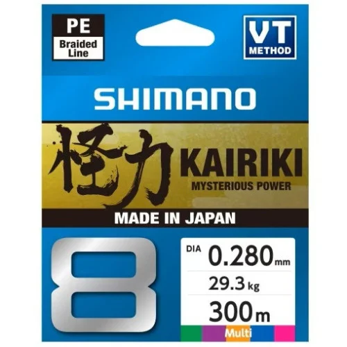 Erbjudande Shimano Kairiki-8, 0,280mm/29,3kg - 300m (Multi)