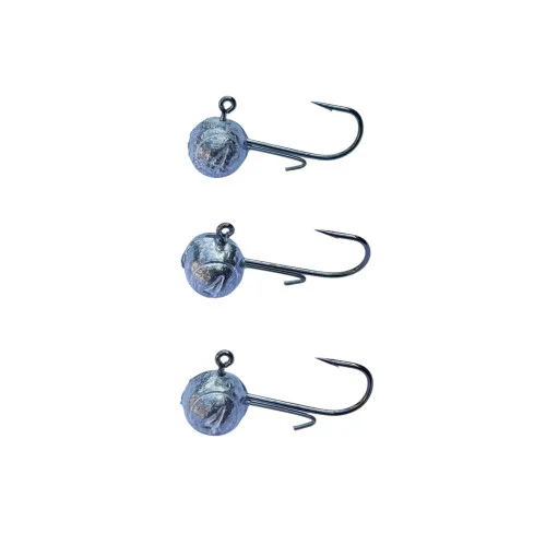 Jiggskallar 4g Krok 6 Black Slim Micro (3-pack) Rabatt