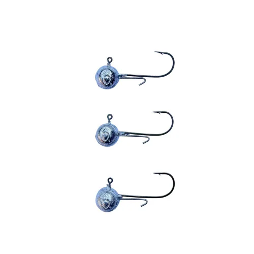 Outlet Jiggskallar 6g Krok 4 Black Slim Micro (3-pack)