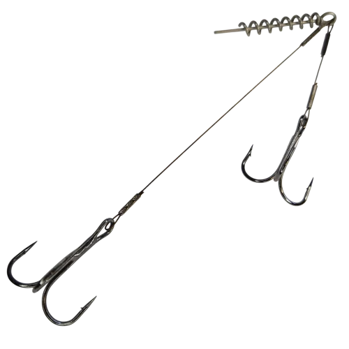 Rea Shallow Stinger, Dubbel 1x7 Wire, 12+4cm, strl 1/0+1