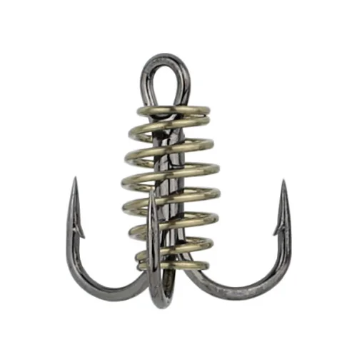 Hurricane Treble Hook w. Spiral - stl 14 (5pack) - Degkrok Rabatter