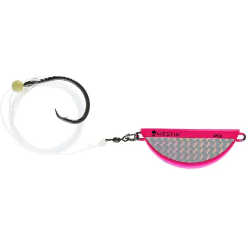 Halibut Anti Twist Rig Circle Hook 550 gr - Pink Flash Kampanjpris