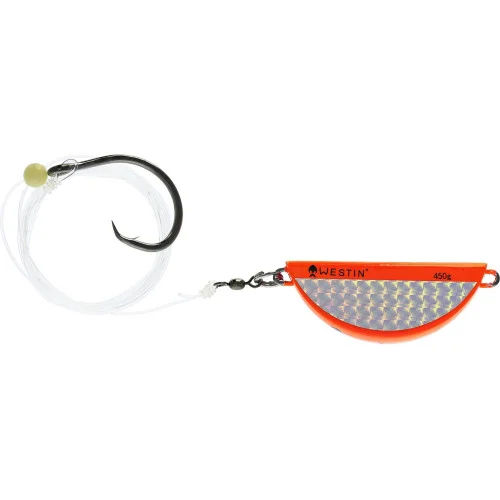 Halibut Anti Twist Rig Circle Hook 550 gr - Orange Flash Extra rabatt
