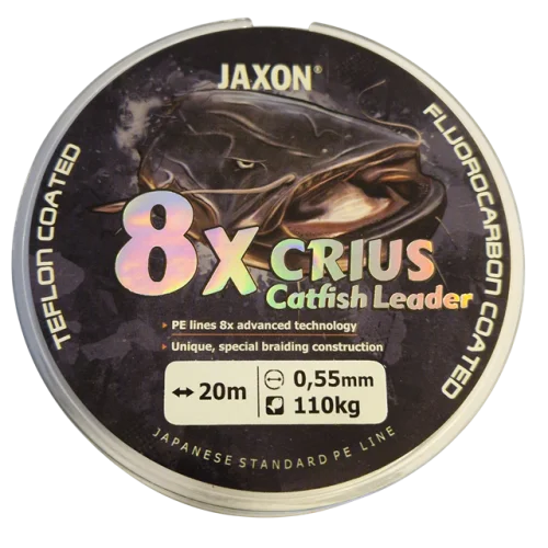 Erbjudandepris Jaxon 8x CRIUS Catfish Leader 110kg 0,55mm (20m) - Tafsmaterial