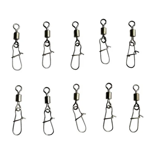 Extra rabatt AGS Strong Snap&Swivel Stl 14 - 16 kg (10-pack) - Beteslås