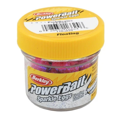 PowerBait Floating Sparkle Power Eggs - Pink Scales Rabatter