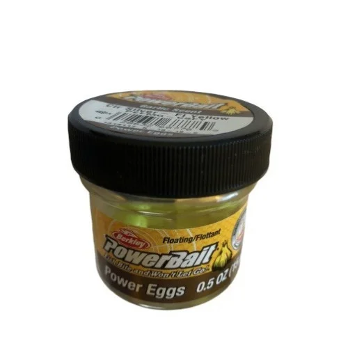 Trygg betalning PowerBait Floating Magnum Power Eggs Garlic- Fluo Yellow