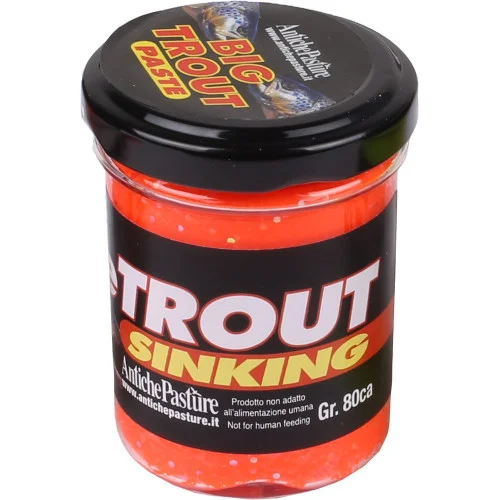 One Trout Sinking Paste - Orange Kundfavorit