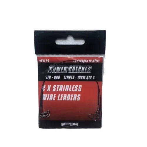 Utförsäljning PC WIRE LEADER 8kg 15cm Gäddtafs 2-pack