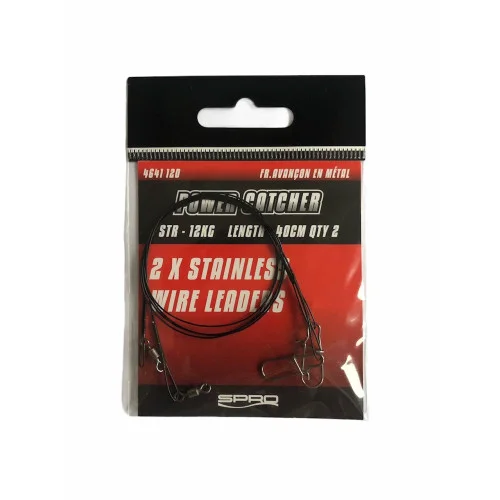 Beställ idag PC WIRE LEADER 12kg 40cm Gäddtafs 2-pack