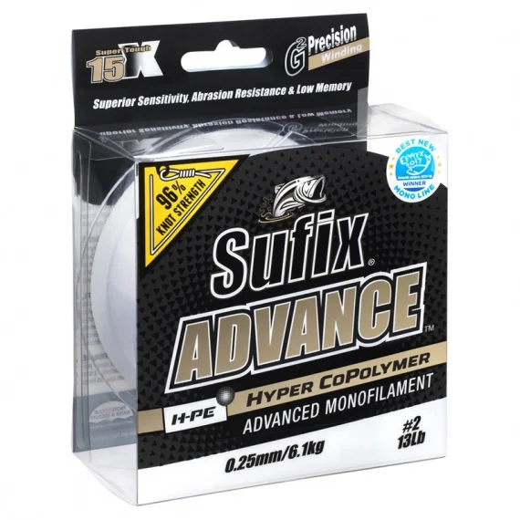 Sufix Advance 150m Klar Fri frakt