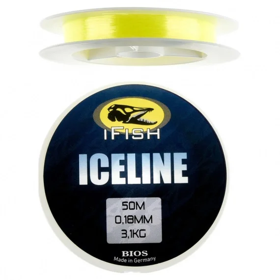 Rabatter IFISH Isfiskelina Gul 50m