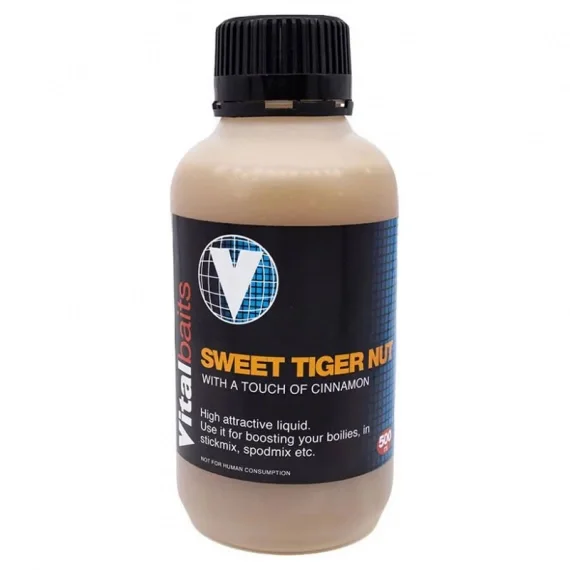 Vital Baits Sweet Tiger Nut Liquid with Cinnamon 500ml Kampanjpris