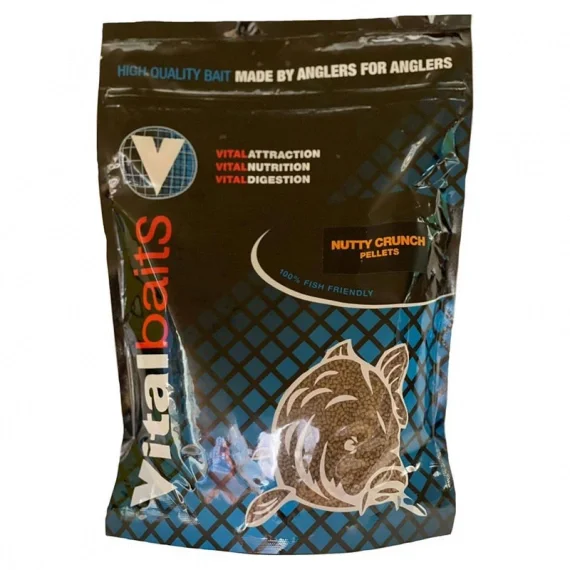 Vital Baits Pellets Nutty Crunch 1kg risnedsättning