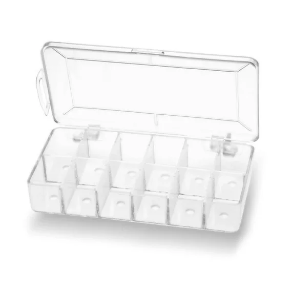 Dubbing Dispenser Empty Clear With Holes Populär