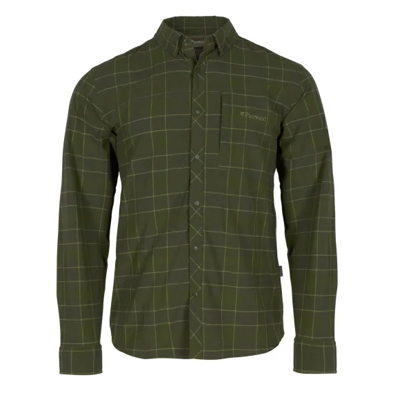 Pinewood Abisko Trekking L/S Shirt Moss Green Fynd