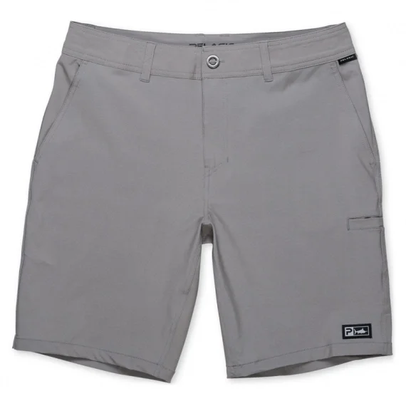 Pelagic Mako Hybrid Solid Short Grey Outlet