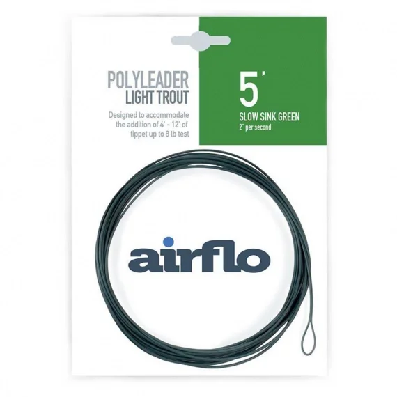 Populärt val Airflo Light Trout Polyleader