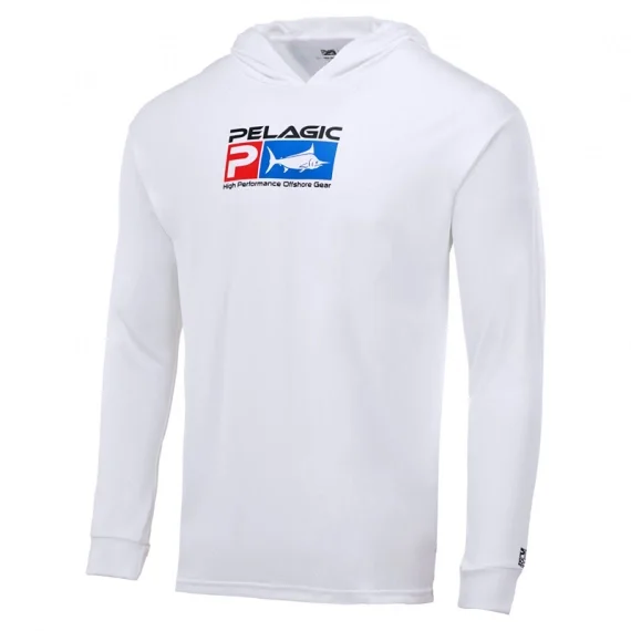 Bästa pris Pelagic Aquatek Deluxe Hoody White