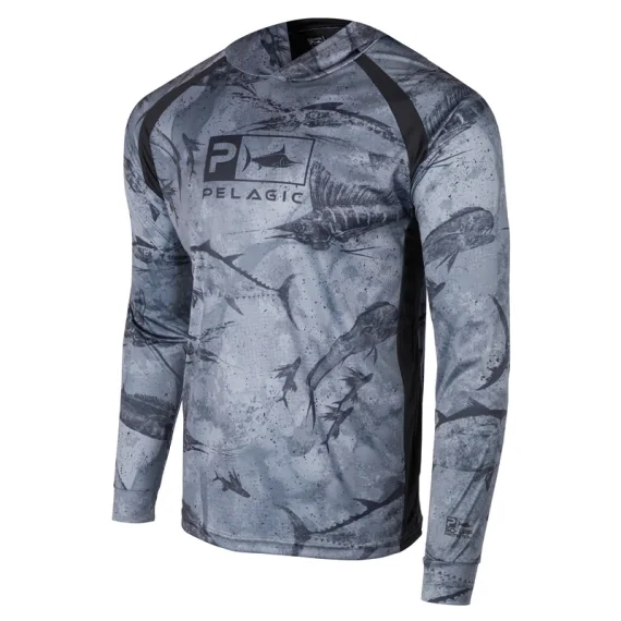 Pelagic Vaportek Hooded - Open Seas Black Köp nu