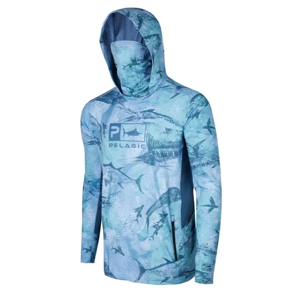 Pelagic Exo-Tech - Open Seas Camo Blue Nyhet