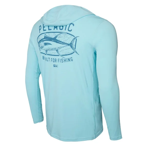 Pelagic Vaportek Hooded - Map Fish TAB Outlet