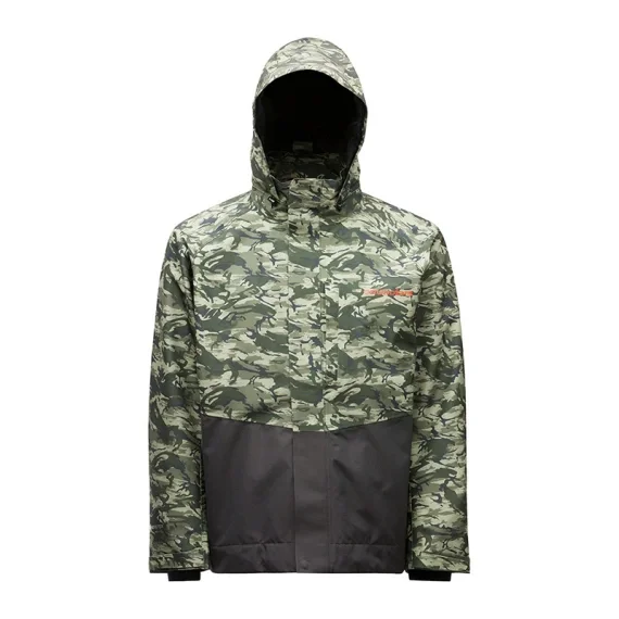Populär Grundéns Downrigger Gore-Tex Jacket Refraction Camo Green/Anchor
