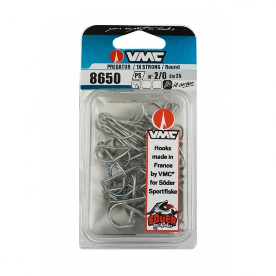 Begränsat antal 25-pack VMC 8650PS Trekrok 2/0