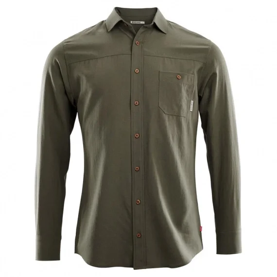 Erbjudandepris Aclima LeisureWool Woven Woolshirt M's Ranger Green