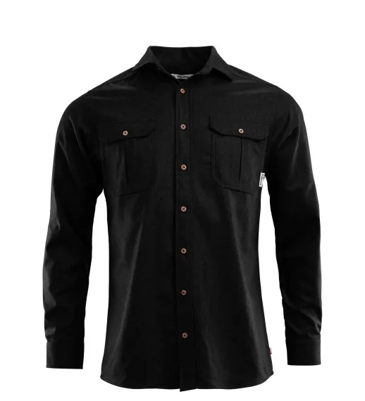 Aclima LeisureWool Reborn woolshirt Dark Grey Melange I lager