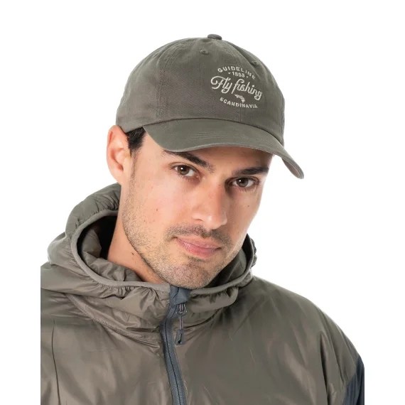 Kundfavorit Guideline Fly Fishing Dad Cap - Forest Grey
