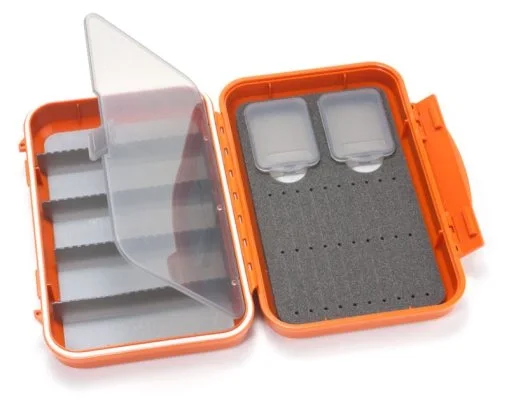 Beställ idag C&F Medium 2-Row WP Tube Fly Case w 5 Comp (CF-2405H) Burnt Orange