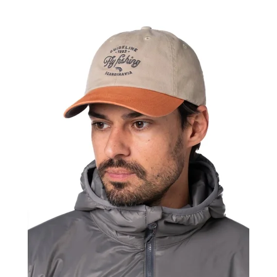 Sänkt pris Guideline Fly Fishing Cap - Khaki/Pumpkin