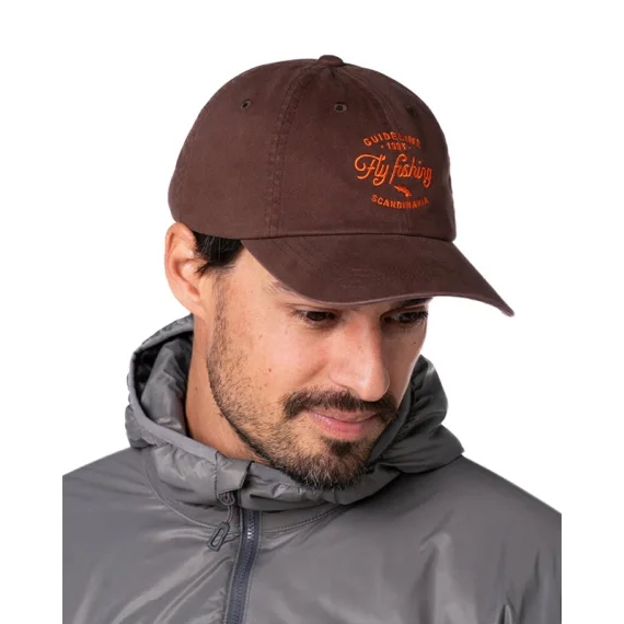 Guideline Fly Fishing Cap - Forest Brown Säker betalning