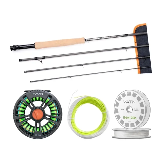 Utförsäljning Guideline Rivolt Allround Taper+ Flugset - 8'6'' #4