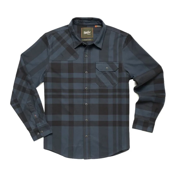 Howler Bro's Harker's Flannel Mega Plaid Petrol Snabb leverans