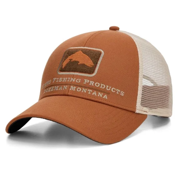 Fri frakt Simms Trout Icon Trucker Stonefly
