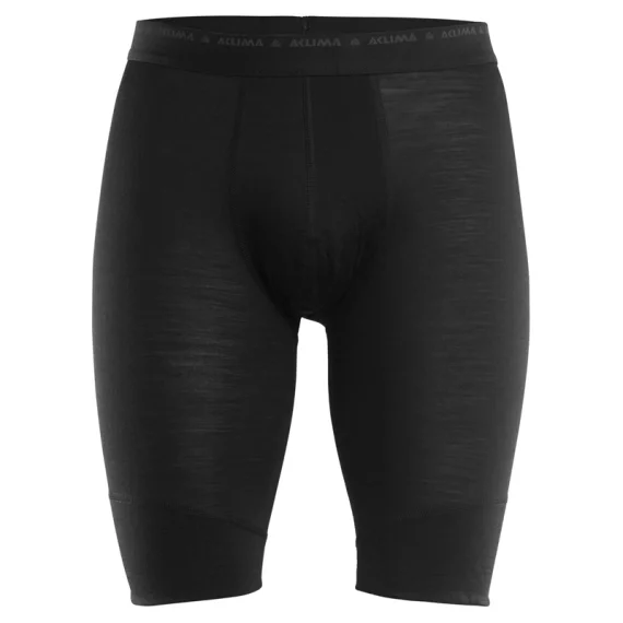 Fynd Aclima LightWool 140 Shorts Long M's Jet Black